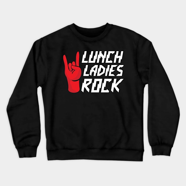 Lunch Lady Crewneck Sweatshirt by TheBestHumorApparel